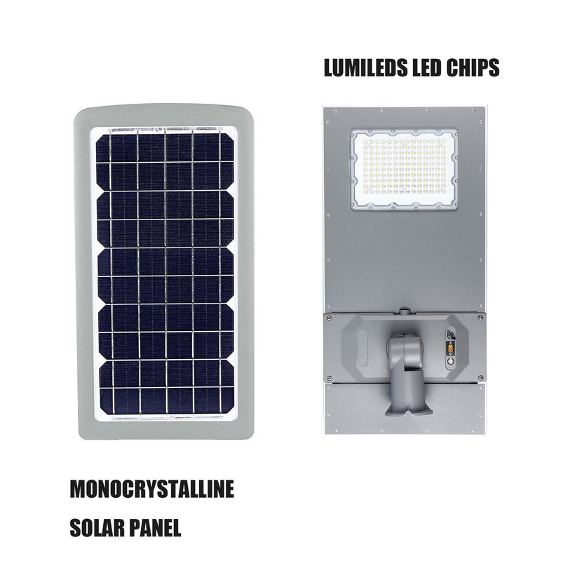 20000mAh Monocrystalline Solar Panel Street Lights , 26ft 60w Solar Street Light